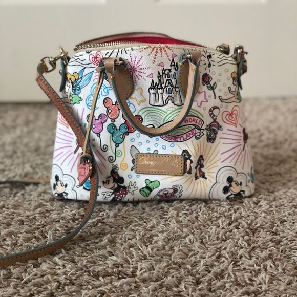 disney sketch crossbody bag by dooney & bourke